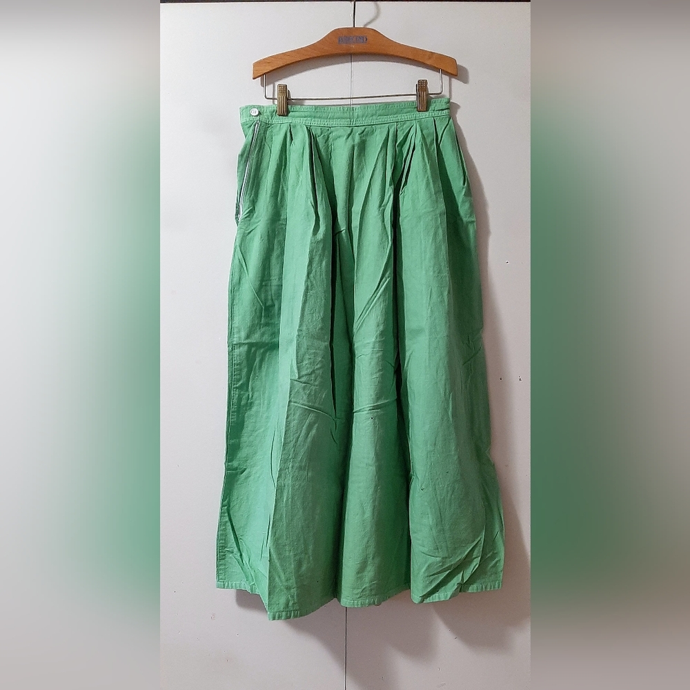 Vintage green Woolrich midi skirt
